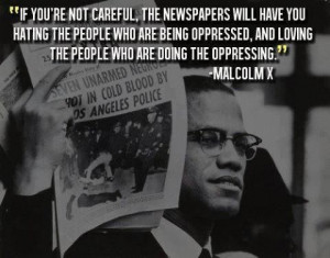 Malcolm X on Media and Oppression