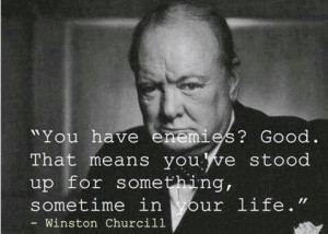 Winston Churchill ... enemies