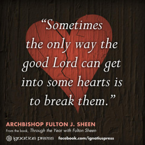 Beautiful quote from Venerable Fulton J. Sheen