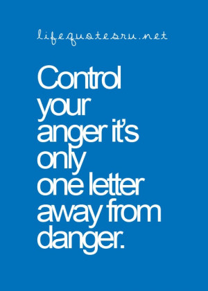 control anger