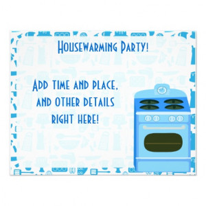 Housewarming Party Time Invitation from Zazzle.com