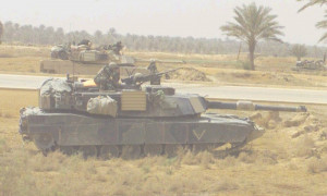 tank C Company 1st Tank Battalion near Salman Pak 4 6 2003 This