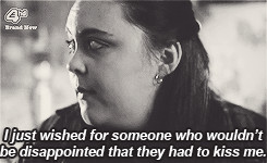 my edits my gifs My Mad Fat Diary rae x finn look at them being all ...