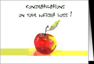 congratulations on your weight loss card - Product #250038