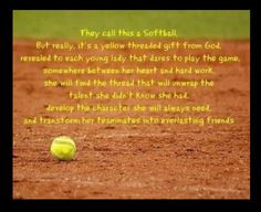 Softball Is Life Quotes Cool softball quote
