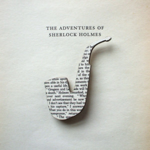 PRE ORDER- Sherlock Holmes - Pipe brooch. Classic book brooches made ...
