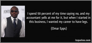 More Omar Epps Quotes