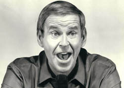 ... paul lynde as he sat in the center square on hollywood squares here