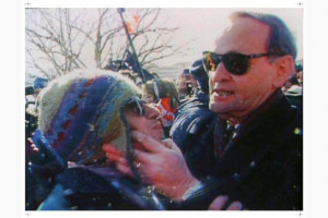 Minister Jean Chretien applying the notorious 