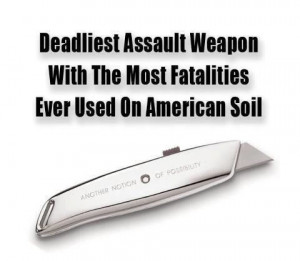 Luckily for people with boxes to open, the deadliest “assault weapon ...