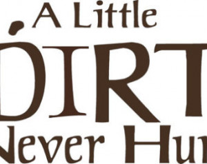 Quote-A little dirt never hurt-spec ial buy any 2 quotes and get a 3rd ...