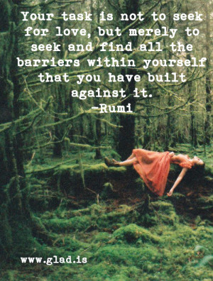tagged daily bits of gladness love yourself rumi rumi quotes