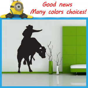 Western Kids Room decoration vinyl wall decals quote home living room ...
