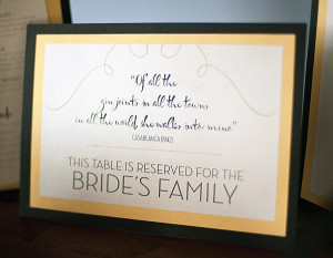 ... Quotes from Old Hollywood movies adorned various signage, tags, etc