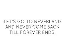 Cute Lets Fly To Neverland Love Pretty Quote Quotes