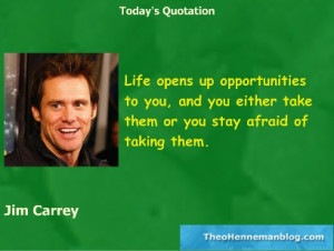 Jim Carrey: Take the Opportunities