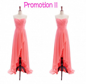 Coral Lace Bridesmaid Dress