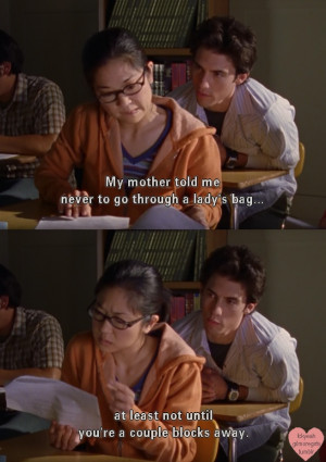 Gilmore Girls. Gotta love Jess Mariano! Funny quote!
