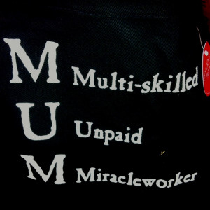 Apron slogan! So true.