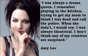 Amy's quote! - amy-lee Photo