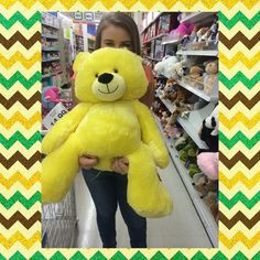 really wanted this giant yellow teddy bear. More
