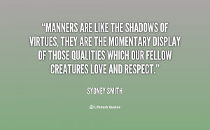 Quotes About Manners Etiquette