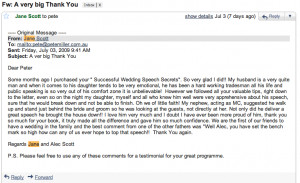 Wedding Toast Using...