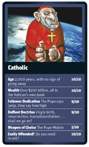 God Trumps Catholic card