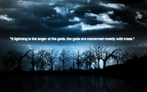Trees Quotes Wallpaper 1680x1050 Trees, Quotes, Lightning