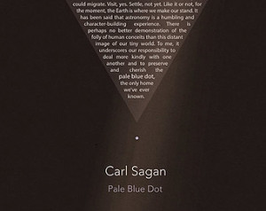Carl Sagan Pale Blue Dot Poster (8x 10, 11x14, 11x17, or 13x19) ...