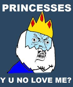Ice King Y U NO meme. Laughing so hard hahaha Adventure Time More