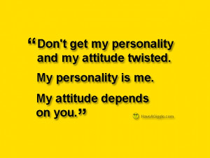 Funny Quotes About Attitude
