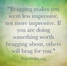 Bragging Quotes