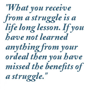Long Struggle Quotes