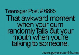 Teen #Quotes …most awkward moment ever! http://ift.tt/1hnUEJ7