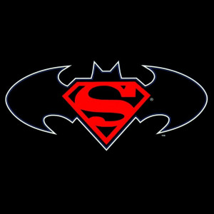 Batman Superman Logo Comic Con 2013