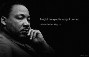 Martin Luther King quote on human rights. by agungsafarianto