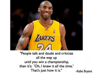 am a basketball fan not really a Kobe Bryant fan, but I can relate ...