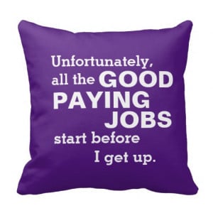 Funny Office Humor Quote Pillows