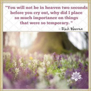 You Will Not Be In Heaven Two Seconds Before You Cry Out Why Did I ...