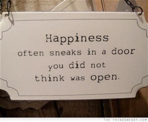 when you least expect it...