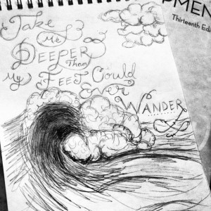 Ocean Wave Drawing Tumblr Sketch and quote, waves, ocean