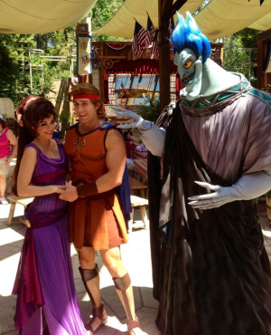 Meg, Hercules, Hades - Disneyland's Long Lost Friends Week Returns
