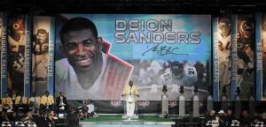 Deion Sanders provides prime time emotion to Pro Football Hall of Fame ...