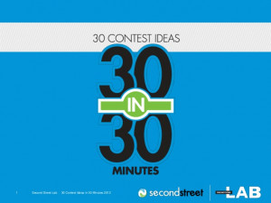30 Contest Ideas In 30 Minutes