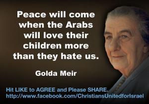 Golda Meir :