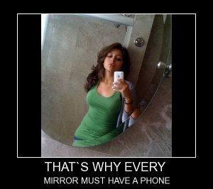 Camera Every Girl Have Hot Mirror Phone Should Standing