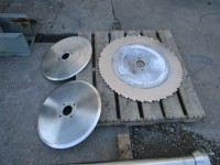 used 60 hp Myers High Speed Disperser, stainless steel shaft and blade