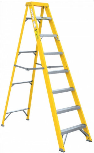 DRAPER Expert Fibreglass 7 Step Ladder
