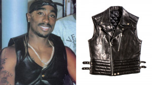 2Pac loved his leather vests; he basically made them ok for streetwear ...